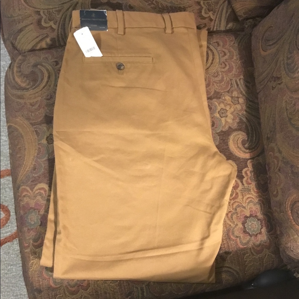Men’s Brooks Brothers twill winter weight chinos